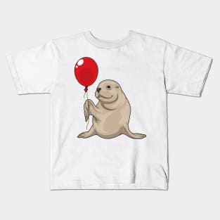Seal Balloon Kids T-Shirt